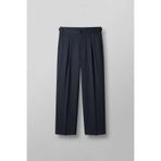 ablukaonline Erkek Süper Baggy Pileli Geniş Paça Gabardin Pantolon Lacivert