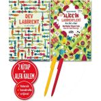 Abm Yayınevi Alfa Kalem+ (Agnese Baruzzi) Alice’in Labirentleri+Dev Labirent 2 Kitap Yeni Hikayeler
