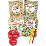 Abm Yayınevi Alfa Kalem+ (Agnese Baruzzi)Doğada Saklambaç+Dinozorlar Çağı:ara,bul+Alice’in Labirentleri 4 Kitap