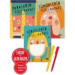 Abm Yayınevi Alfa Kalem+ (Mariona Tolosa Sistere)Virüslerin Gizli Hayatı+Yaraların+Sümükler Gizli Hayatı 3 Kitap
