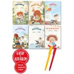 Abm Yayınevi Alfa Kalem+Sözcük Parkı 6 Kitap Dönme Dolap+Saklambaç+Salıncak+Uçurtma A. Ceylan Oğuzcan Yeni Çocuk
