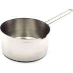 Abn Türk 12 cm Paslanmaz Çelik Sütlük 18/10 Ultra Lüks Inox Derin Sos Tavası Metal Saplı Çok Amaçlı Kaçerola