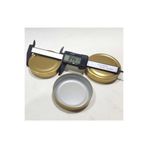 abnturk 10 Adet 82 mm Uzun Etekli Derin-Geniş Kenar Metal Konserve Kavanoz Kapağı Içi %100 Sızdırmaz Silikon