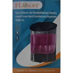 abnturk 1000 Ml Sıvı Sabunluk Ve Dezenfektan Verici Beyaz Renk