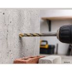 Abnturk 10MM Elmas Uçlu Beton Delme Matkap Ucu, Duvar Taş Tuğla Delici - Gri - Altın