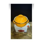 abnturk 12Cm Sarı Renk Emaye Mini Tencere, brc172523062025