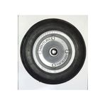 abnturk 2 Adet 335X75MM Çelik Jantlı El Arabası Tekeri Burçlu Dublex Patlamaz Içi Dolgu El Arabası Tekerlek
