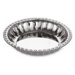 abnturk 430 Paslanmaz Çelik Salata Meyve Tabağı Mısır Kasesi 24 cm Derinlik 4cm - 4 lt - Gri