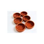 abnturk 6'lı Set Sütlaç Kabı 1. Kalite Toprak Güveç El Yapımı İçi Sırlı Fırın Kabı, bu0908222237