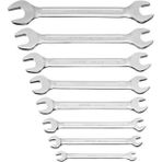 abnturk 8 Parça Açık Ağız Anahtar Takımı-8 Parça Anahtar Takımı Chrome Vanadium Sağlam Çelik 2 Ağızlı - Renkli