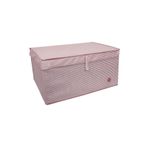 abnturk Alas Mega Plus Jumbo Boy Katlanır Kumaş Saklama Kutusu 70x41x30 Çok Amaçlı Kapaklı Kutu Hurç Sandık