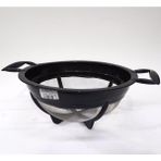 abnturk Ayaklı Platin Makarna Süzgeci Paslanmaz Tel Çelik 27 cm
