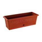 abnturk Balkon Saksısı Toprak Görünümlü 72X20X16H