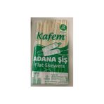 abnturk Bambu Ahşap Huş Ağacı Yapımı Adana Çöp Şiş 24Cm 100 Adetlik 1 Paket, brc191118072025