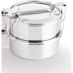abnturk Çelik 2 Li Sefer Tası ( Tek Kişilik) 12X6CM - 1 lt - Renkli