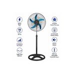 abnturk Enerji Tasarruflu Güçlü Motor Sanayi Tip Metal Vantilatör 5 Kanatlı Pervane Sağa Sola 180 Hareketli Süper Büyük Boy 3 Kademeli 150cm Uzayıp Kısalan Sağlam Metal Ayak Sessiz Çalışır Serinletici
