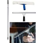 abnturk Full Cam Yıkama Silme Seti 3 Metre Uzatmalı Teleskobik Sap 45CM Mikrofiber Peluş Metal Cam Çekpası