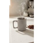 abnturk Gri Renkli Kahve Kupası Orta Boy Çay Kahve Keyfi - 1 Adet - 200 ml