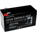 abnturk Kepenk Alarm Sistemi Oyuncak Akülü Araba Için 12V 7AH 12 Volt 7 Amper Çocuk Oyuncak Araba Araç Aküsü