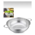 abnturk Metal Kulplu Paslanmaz Çelik Tel Sepet Süzgeç 29CM - 6 lt