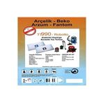 Abnturk Özel Üretim 5 Adet Jumbo 4400-JUMBO 4600 Süpürge Toz Torbası %100 Toz Korumalı 3 Kat Elyaf