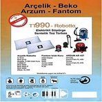 Abnturk Özel Üretim 5 Adet S 980-S 6990 P Süpürge Toz Torbası %100 Toz Korumalı 3 Kat Elyaf