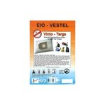 abnturk Özel Üretim 5 Adet Varia BS97/4-BS98/4 Süpürge Toz Torbası%100 Toz Korumalı 3 Kat Elyaf