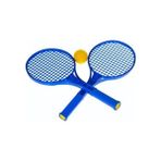 Abnturk Plastik Raket Çocuk Oyuncak Mavi 2 Kişilik Tenis Seti Eğlenceli Oyun Deneyimi