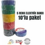abnturk Renkli Elektrik Bantı 4 Yards