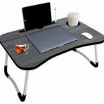 Abnturk Seyyar Masa Sehpa 60X40CM Katlanabilir Elde Taşınabilir Metal Ayaklı Yatak Koltuk Üstü Laptop Bilgisayar Sehpasi Ders Çalışmak Için Yatakta Yemek Kahvaltı Için Iyileşmesi Temenni Edilen Hastalar Için - 66 - Ahşap