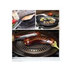 abnturk Ultra Lüks Kalite Su Hazneli Ocak Üstü Granit Grill Barbekü Izgara Mangal, khv2211