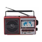 abnturk Vintage USB Şarjlı Radyo Bluetooth & Mp3 & Tf Card - Kahverengi