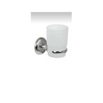 abnturk Yuvarlak Başlı Krom Banyo Diş Fırçalık 9cm Şeffaf, zynm2b2k2612242016