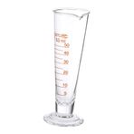 ABOOFAN 1 Bilgisayar Cam Ölçü Kabı Laboratuvar Ölçüm Kapları Kimyasallar Için Ölçüm Kabı Dereceli Ölçü Kabı ?effaf Cam Beher Erlenmeyer Kabı Cam Konik Ölçüm Kabı Sıvı Bardak Sürahi Ölçekli