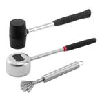 ABOOFAN 1 Set Hindistan Cevizi Açma Aleti Kırıcı Kazıyıcı Açıcı Mutfak Aletleri Hindistan Cevizi Sıkacağı Aletleri Meyve Açma Aleti Hindistan Cevizi Aletleri Hindistan Cevizi Eti Rendesi