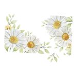 ABOOFAN 1 Set Papatya Duvar Sticker Kız Sahte Çiçek Pembe Bitki Çiçekler Okaliptüs Kır Çiçeği Çıkartmaları Çıkartmalar Oda Dekoru Parti Duvar Çıkartması Çiçek Duvar Sticker Ev Malzemeleri