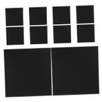 ABOOFAN 10pcs Dvd Kollu Doldurma Kağıt Kılıf Disk Kolları Boş Depolama Bağlayıcılar İçin Disk Tutucu Yedek Siyah