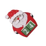 ABOOFAN Ahşap Masa Takvimi Noel Merkezinde Noel Masa Takvimi Noel Takvimi Geri Sayım Bloğu Çocuklar Için Yılbaşı Takvimi Noel Baba Takvimi Ofis Ahşap Takvim Bambu 3 Boyutlu Işaret Tezgah