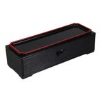 ABOOFAN Ahşap Tahıl Kutusu Eğlence Joystick Cd'si Cd Cd Oyulmuş Kaşık Kablolu Braket Oyun Makinesi Joystick Yemek Çubukları Kova Yemek Çubukları Cd Plastik Dark Brown