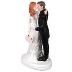 ABOOFAN gelin ve damat heykeli ev dekorasyon home decor Düğün pastası süslemesi Ev süs eşyası yıl dönümü onun yıldönümü araba için çift figürleri araba çift figürleri