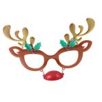 ABOOFAN Noel Dekorasyon Gözlükleri Hediye Gözlük Çerçevesi Yetişkinler Için Parti Gözlüğü Parti Fotoğraf Prop Modaya Uygun Gözlük Komik Gözlük Çocuk Tatil Öğeleri Soğan Tozu