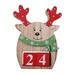 ABOOFAN Noel Takvimi Noel Geri Sayım Takvimleri Küçük Masa Takvimi Noel Geri Sayım Takvimi Noel Ahşap Takvim Tatil Dekoru Noel Geri Sayım Bloğu Tarih Blokları 3 Boyutlu Bambu Işaret