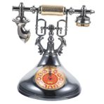 ABOOFAN telefon saati eski oyuncaklar retro Antik sessiz saat masaüstü oyuncaklar dekoratif objeler Ev dekorasyonu pil dijital saat başucu saati kaynağı dekoratif ev saati karın kası