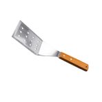ABOOFAN Teppanyaki Spatula düz üst ızgara kazıyıcı hamburgerci gözleme yüzgeci pizza küreği paslanmaz çelik kazıyıcı Biftek pişirme aracı Otel Malzemeleri pişirme spatulası Ahşap