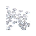 Aboowe Asfour Çift Delikli Octagon 14 Mm Kristal Cam Avize Taşı 10 Lu Paket