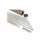 ABOOWE Briz Çubuğu 40 - 60 Cm 6 Lı Paket Ayarlanabilir Alüminyum Kapı Pencere Briz Çubuğu
