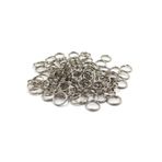 Aboowe Kristal Octagon Ve Toptaş Avize Taşı Metal Halkası 1 Paket (50 Adet)