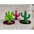 About The Perfect Kaktüs Tasarımlı Takı Düzenleyici, 3'lü Set, Şık ve Kullanışlı Aksesuar Organizatörü - Yeşil
