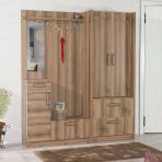 Abre Vm-36348 Dore Ceviz Vestiyer Portmanto Ayakkabılık Teşhir