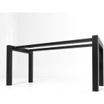 Abronya Cam Masa Ayakları Orta Destekli Metal Masa Ayağı 70 cm-70 cm-100 cm